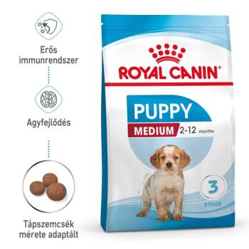 Royal Canin Medium Puppy - közepes testű kölyök kutya száraz táp 1 kg kép