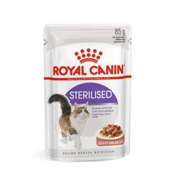 Royal Canin Sterilised Gravy - ivartalanított felnőtt macska szószos nedves táp 12 x 85 g kép