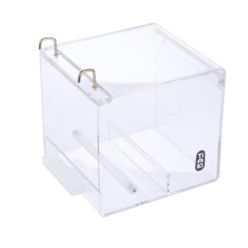 S méret: TIAKI No-Mess akril etetőtál madaraknak H13xSz14xM13cm kép