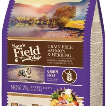 Sam's Field Adult Grain Free Salmon & Herring 800 g kép