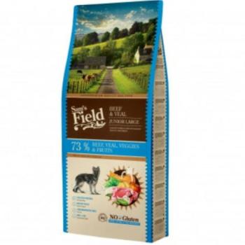 Sam's Field Field Gluten Free Puppy & Junior Large Beef & Veal 13 kg kép