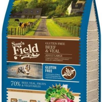 Sam's Field Gluten Free Adult Large Beef & Veal 2,5 kg kép