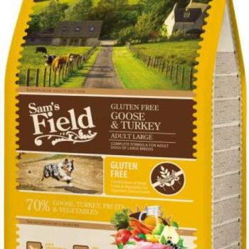 Sam's Field Gluten Free Adult Large Goose & Turkey 2,5 kg kép