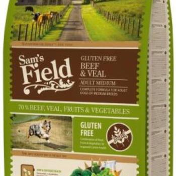 Sam's Field Gluten Free Adult Medium Beef & Veal 13 kg kép