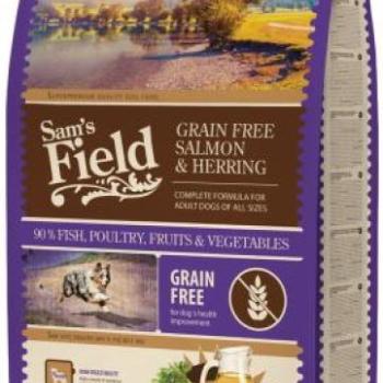 Sam's Field Grain Free Adult Salmon & Herring 13 kg kép