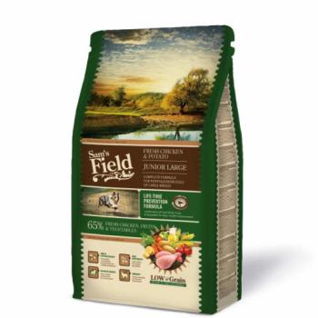 Sam's Field Junior Large Fresh Chicken & Potato 2,5 kg kép