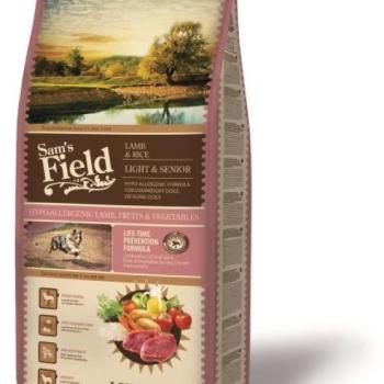 Sam's Field Light & Senior Lamb & Rice 13 kg kép