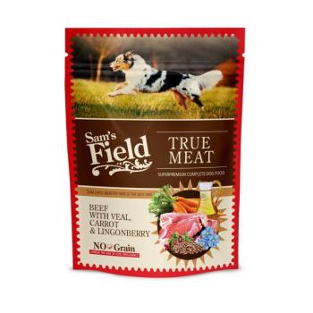 Sam's Field True Meat Beef with Veal, Carrot & Lingonberry alutasakos eledel 260 g kép