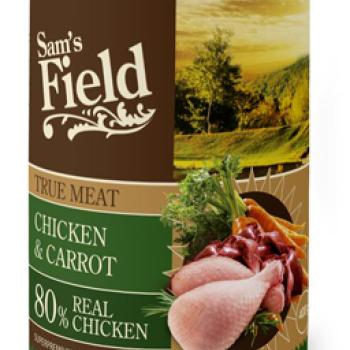 Sam's Field True Meat Chicken & Carrot konzerves eledel 400 g kép