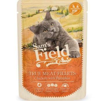 Sam's Field True Meat Fillets - Chicken & Pumpkin alutasakos eledel 85 g kép