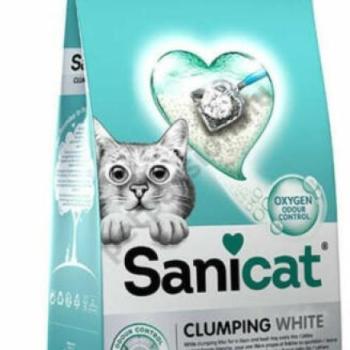 Sanicat Clumping White illatmentes 10 l/9 kg kép