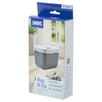 Savic Hop In macska WC - Kiegészítő tartozék: Savic Bag it Up alomalátét - Hop In - 6 darab kép