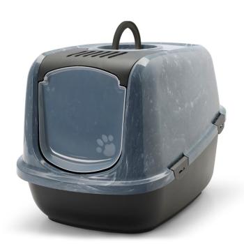 Savic Nestor Jumbo Marble macska wc Antracit-fehér márvány / fekete kép