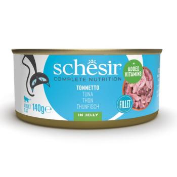Schesir Complete Nutrition Filet aszpikban konzerv 24 x 140 g - Tonhal kép