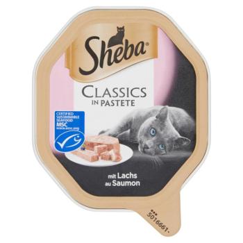 Sheba Classics alutálkás eledel lazaccal 22 x 85 g kép