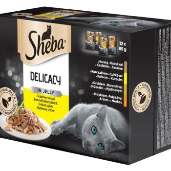 Sheba Delicacy alutasakos eledel - szárnyas válogatás 12 x 85 g kép