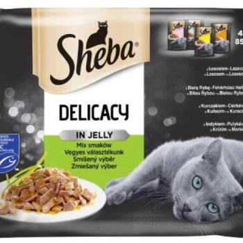 Sheba Delicacy in jelly mix 4x85 g kép