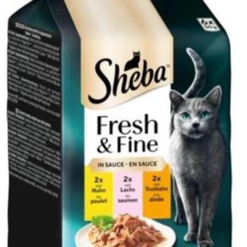 Sheba Fresh & Fine chicken, salmon & turkey 6x50 g kép