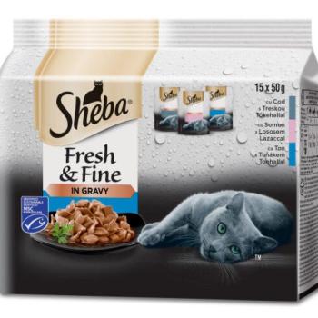 Sheba Fresh & Fine lazaccal és tonhallal 15 x 50 g kép