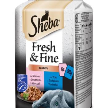 Sheba Fresh & Fine lazaccal és tonhallal 6 x 50 g kép