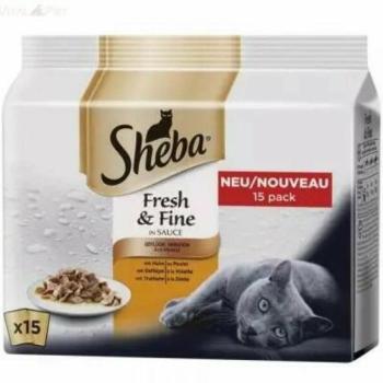 Sheba Fresh & Fine poultry Selection 15x50 g kép