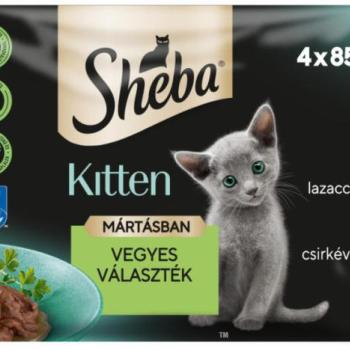 Sheba Kitten salmon & chicken 4x85 g kép