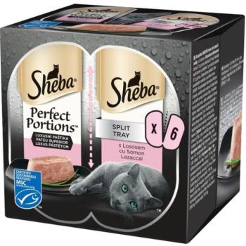 Sheba Perfect Portion Adult salmon 6x37,5 g kép