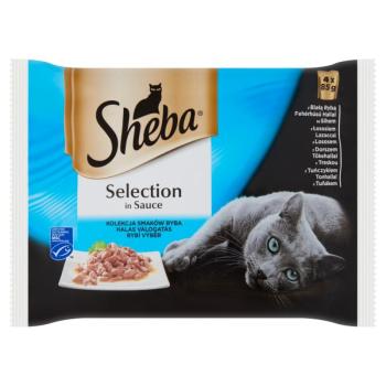 Sheba Selection alutasakos eledel - halas válogatás 4 x 85 g kép