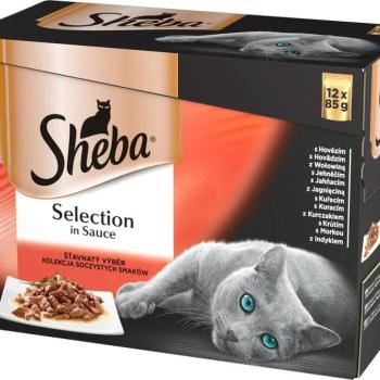 Sheba Selection alutasakos eledel - húsos válogatás 12 x 85 g kép