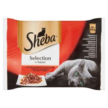 Sheba Selection alutasakos eledel - húsos válogatás 4 x 85g kép