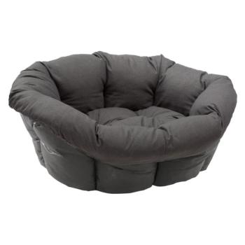 Sofà ágybetét Ferplast Siesta Deluxe kutyakosárhoz, antracit, 12-es méret: H 114 x Sz 83 x M 37 cm kép