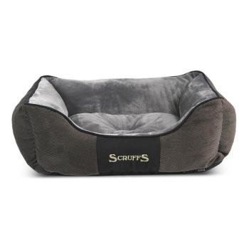 Sötétszürke plüss fekhely kutyáknak 10x50 cm Scruffs Chester S – Plaček Pet Products kép