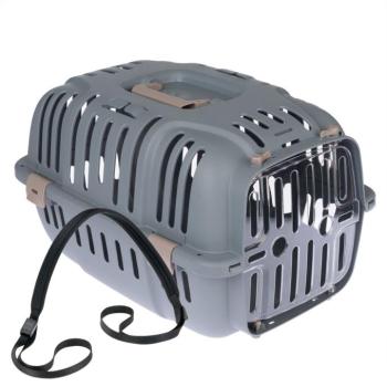 Szett: TIAKI Bella szállítóbox macskáknak + vállszíj kép