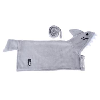 TIAKI cápa fürdőköpeny kutyáknak, Háthossz kb. 25 cm kép