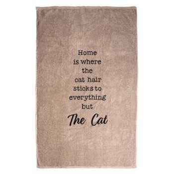 TIAKI fürdőlepedő "Home" macskáknak, macskagazdiknak 140x90cm kép