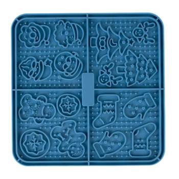 TIAKI kétoldalú nyalószőnyeg macskáknak 16 x 16 x 0,8 cm kép