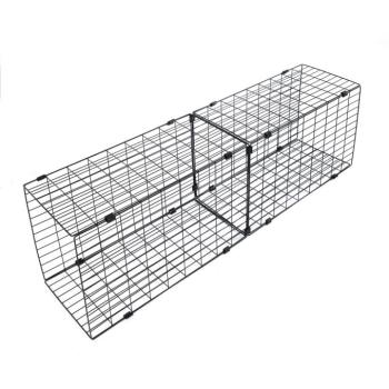 TIAKI kültéri macskakifutó, fekete macskáknak - Kiegészítő tartozék: hozzáillő alagút, H 140 x Sz 40 x M 30 cm kép