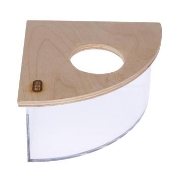 TIAKI sarok-homokfürdő hörcsögöknek & egereknek 19x19x10,3cm kép