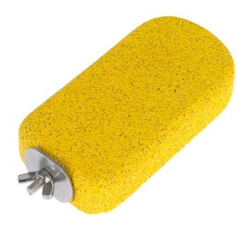 TIAKI széles madárülőrúd habkőből madaraknak - H 13,5 x Sz 7 x M 2,8 cm kép