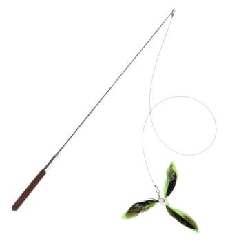 TIAKI teleszkópos macskapeca tollakkal kép