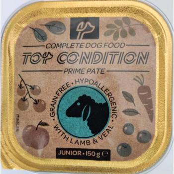 Top Condition Junior Hypoallergenic lamb & veal 150 g kép