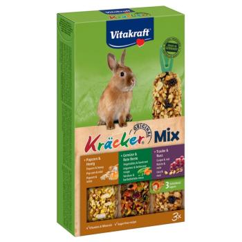 Trio-Mix Vitakraft Kräcker törpenyulaknak - 1 x 3 (Multivitamin, zöldség, pattogatott kukorica) kép