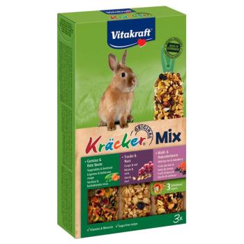 Trio-Mix Vitakraft Kräcker törpenyulaknak - 1 x 3  (Zöldség, dió, bogyós gyümölcsök) kép