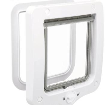 TRIXIE 2 irányú macskaajtó 20x22 cm fehér 44201 kép