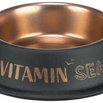 TRIXIE Be Nordic stabil fémtál fekete/bronz 0,2 l (24303) kép