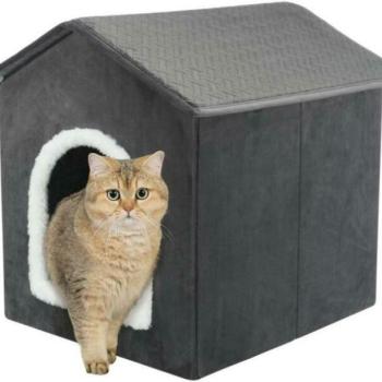 TRIXIE Cave Livia 38x41x44 cm szürke plüss 37911 kép