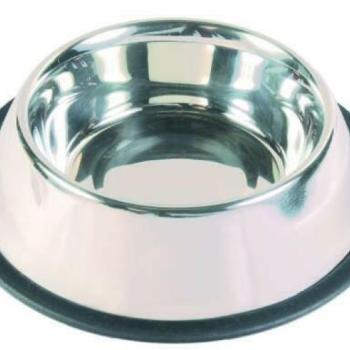 TRIXIE Csúszásmentes rozsdamentes tál 0,9 l/17 cm kép