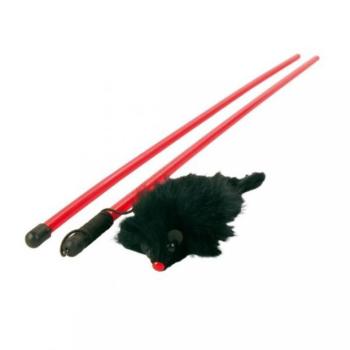 TRIXIE Pálca plüss, csörgő egérrel 100 cm kép
