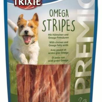 TRIXIE Premio Omega Stripes csirke csíkok 100 g (31536) kép