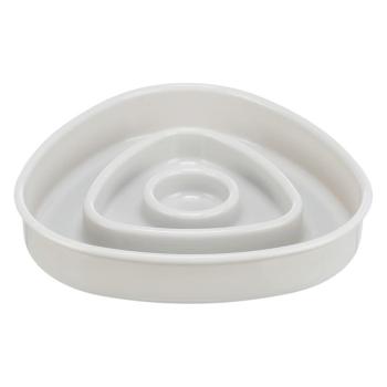 Trixie Slow Feeding háromszög tál macskáknak, kutyáknak - 350 ml, Ø 15 cm kép